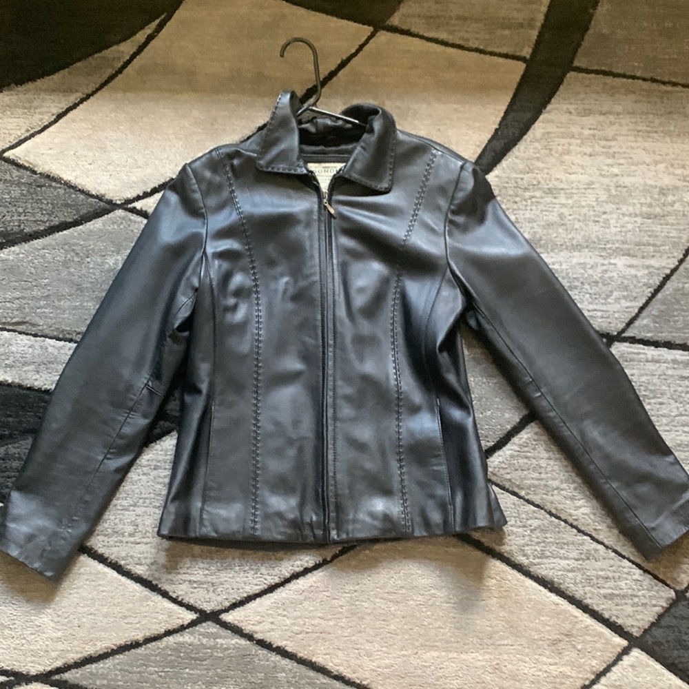 Sonoma genuine lamb skin jacket size med